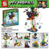 ราคา ส่งฟรีEMSไม่ต้องใช้โค้ด Minecraft: Three-dimensional World My World (เลโก้จีน ไมน์คราฟต์ 3D) (7913974314)