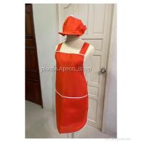 ราคา ชุดผ้ากันเปื้อน+หมวกแม่ครัว (18701954766)