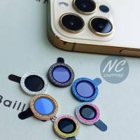 ราคา (ราคา1ชุด) ส่งจากไทย ครอบเลนส์กล้องไอโฟน ตกแต่งglitter ฟิล์มเลนส์กล้อง สำหรับ ไอโฟน 11 12 13 14 (9175778174)