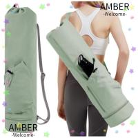 ราคา Amber กระเป๋าเสื่อโยคะ ผ้าแคนวาส มีซิป กันน้ํา อเนกประสงค์ ขนาดใหญ่ จุของได้เยอะ พร้อมช่องใส่ขวดน้ํา แฟชั่นสําหรับผู้หญิง (25515348813)