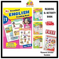 ราคา ภาษาอังกฤษก่อนวัยเรียนของฉัน | หนังสืออ่านหนังสือและหนังสือกิจกรรม | อายุ 4-6 (หนังสือ 1-4) (45901030159)