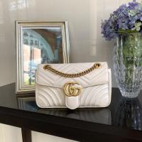 ราคา Used in good condition Gucci marmont 26 cm สีขาว (6719551941)