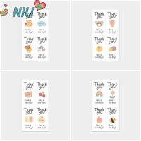 ราคา สติกเกอร์ปิดกล่อง NIUYOUJS แบบการ์ตูนสแควร์ สำหรับตกแต่งบรรจุภัณฑ์ ขนาด 100/200 ชิ้น พร้อมกาว DIY (48051023840)