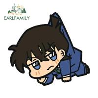 ราคา EARLFAMILY นักสืบ Conan น่ารักรถสติกเกอร์รถจักรยานยนต์กระจกหมวกกันน็อค Trunk กันน้ําไวนิล Decal Occlusion Scratch ประตูรถ Protector (41206492864)