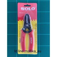 ราคา คีม คีมปอกสายไฟ คีมตัด คีมปอก SOLO แท้ No. 865-6.5 นิ้ว คีมปอกสายออโต้ คีมตัดสายไฟ (3260291175)