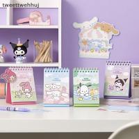 ราคา Tw 2025 Sanrio Kawaii Hello Kitty Kuromi การ์ตูน Mini ปฏิทินตั้งโต๊ะปฏิทินขนาดเล็กสด Coil สีหน้าปฏิทินเด็กของขวัญ huj (26365292937)