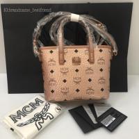 ราคา ❌พร้อมส่งไทย❌New mcm anya mini top zip shopper (1483670061)