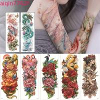 ราคา สติ๊กเกอร์ลายสักเต็มแขน ขนาดใหญ่ สำหรับงานศิลปะบนร่างกาย DIY ลายงูและผีเสื้อ (41165702617)