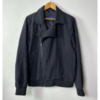 ราคา black biker jumper jacket zara (used) (27915640568)