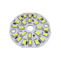 ราคา บอร์ดแผงไฟ LED 5V 12V 220V 3W 7W 10W 12W สีขาวอบอุ่น ธรรมชาติ (18153246573)