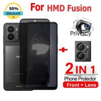 ราคา 2 in 1 ฟิล์ม HMD Fusion ฟิล์มกระจกนิรภัยกันรอยหน้าจอ กันแอบมอง เพื่อความเป็นส่วนตัว สําหรับ HMD Pulse Pro Fusion Aura XR21 Pulse+ Plus Pro ฟิล์มกันรอย ฟิล์มกล้อง (24138950803)