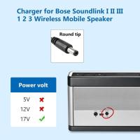 ราคา Charger for Bose Soundlink I II III/1 2 3,17V ~ 20V Wireless Mobile Speaker Bose Charger for Soundlink Speaker 369946-1300 306386-101 404600 414255,Bose Soundlink Charger Power Cord (51900696530)