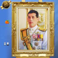 ราคา กรอบหลุยส์สีทอง ร10 ขนาดรูป 15x21นิ้ว ดอกหลุยส์ใหญ่ (11345884737)