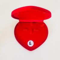 ราคา กล่องหัวใจ ใส่เครื่องประดับ แบบเซ็ต 16 cm.size L กำมะหยี่ สีแดง-แดง ขนาดใหญ่ No.J 89 จำนวน 1 ชิ้น/แพ็คเกจ พร้อมส่ง (1005989510)