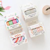 ราคา 4 PCS/SET Basic Washi Tape Adhesive paper 15 mm width 5 m length each, Masking tape for journal, diary, photo Decoration (4221942630)