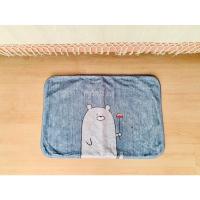 ราคา พรมเช็ดเท้า สีฟ้ากำมะหยี่ลายน้องหมี มือสองขายตามสภาพ สินค้าญี่ปุ่น-เกาหลีแท้ (14563770578)