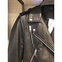 ราคา ซาร่า 22 ฤดูใบไม้ร่วงฤดูหนาวสไตล์ใหม่ผู้หญิง ปู่ หนังเทียมรถจักรยานยนต์เสื้อแจ็คเก็ตสั้น3427830 3427/830 (45300192869)