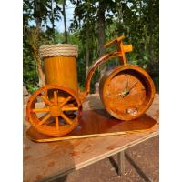 ราคา นาฬิกาตั้งบนโต๊ะ นาฬิกาโมเดลรถสามล้อ พร้อมใส่ถ่าน (43770409861)