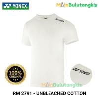ราคา Yonex RM 2791 UNBLEEACHED COTTON เสื้อแบดมินตันต้นฉบับ (43055738959)