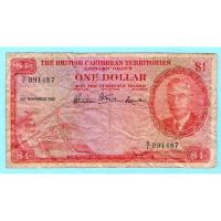 ราคา British Caribbean, One Dollar 1950 (26022043271)