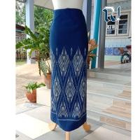 ราคา ผ้าคราม ผ้าย้อมคราม ทอมือ มัดหมี่ 4 ตะกอ (9885203452)