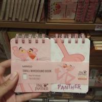 ราคา Miniso Pink Panther Small Wirebound Book (29925159828)