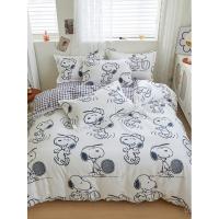 ราคา ชุดเครื่องนอนเด็กน่ารัก แบบการ์ตูน พร้อมปลอกผ้านวมและผ้าปูที่นอน ทำจากผ้าฝ้ายแท้ ลายทแยงสวยหรูกันเบื่อ IBD (52300830826)