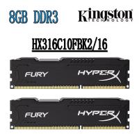 ราคา Kingston HyperX Fury DDR3 PC RAM 16GB Kit 2x 8GB DDR3 1600MHz HX316C10FBK2/16 หน่วยความจําเดสก์ท็อป RAM (29583013158)