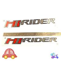 ราคา sticker HI-RIDER 1 ชุด 2 ชิ้น สติ๊กเกอร์ HI-RIDER ติดรถ ford ranger ฟอร์ด เรนเจอร์ แดงเทาขอบดำ (ตามรูป) v.4 มีปลายทาง (28261731091)