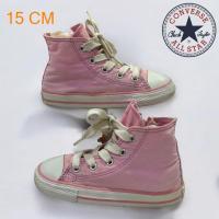 ราคา รองเท้าเด็ก 15 CM ผ้าใบ ผู้หญิง มือสอง Converse สีชมพู มีตำหนิเล็กน้อย (24186861264)