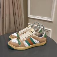 ราคา รองเท้าแบรนด์เนมมือสอง รองเท้าผ้าใบ Gucci ไซส์ 37 ยาว 23 ซม. สีวินเทจ (29170394200)