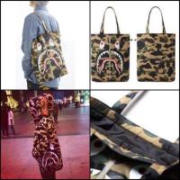 ราคา BAPE Shark Camo Tote Bag (7215480918)