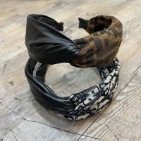 ราคา ที่คาดผมแบรนด์ ที่คาดผมผ้าบิด / ผ้าพันคอ FF ที่คาดผมผูกปม เครื่องประดับผม (41405767954)