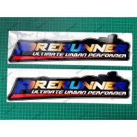 ราคา {HOT}สติ๊กเกอร์ PRERUNNER ไทเทเนี่ยม ลายเข้ม จำนวน 2 แผ่น ขนาด39*9CM (3473350277)