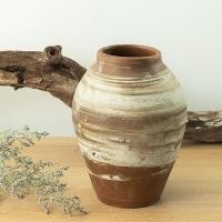 ราคา แจกันย้อนยุคจีนสโตนแวร์กระถางดอกไม้การจัดดอกไม้แบบเก่าเครื่องปั้นดินเผาสีแดงโบราณกระเบื้องหม้อหม้อเครื่องประดับเส้นผ่าศูนย์กลางขนาดใ (28131427612)