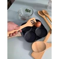 ราคา กระทะทอดไข่ 4 หลุม กะทะทอดไข่ดาว 4 หลุม กระทะ 4 หลุม เคลือบสาร Non-Stick สามารถใช้กับเตาแม่เหล็กไฟฟ้า (22936915888)