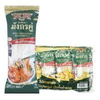 ราคา มังกรคู่ วุ้นเส้น เกรดA 80กรัม (10ซอง) วุ้นเส้นอบแห้ง (27537815190)