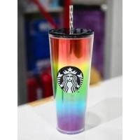 ราคา แก้ว Starbucks 2 ชั้น พร้อมหลอดพลาสติก (27155039070)