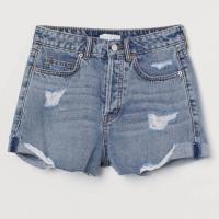 ราคา ส่งต่อสภาพพร้อมใส่ลุย 60% ☺️กางเกงยีนส์ขาสั้น DIVIDED BY H&M ไซส์ EUR 36 นะคะ (29868645509)