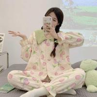 ราคา ชุดนอนคนท้องจากผ้าฝ้าย สำหรับฤดูหนาว ใส่ง่ายสบาย ก่อนและหลังคลอด (55050548783)