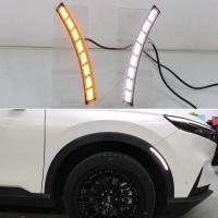 ราคา Led ล้อคิ้วสําหรับ Honda CR-V CRV 2023-2024 2PCS LED ไฟวิ่งกลางวันแบบไดนามิกไฟเลี้ยวรีเลย์รถ 12V LED DRL โคมไฟวัน (28951705223)