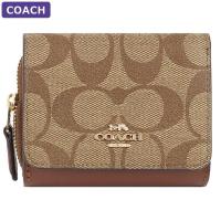 ราคา (ใช้โค้ดส่วนลด 600) กระเป๋าสตางค์ กระเป๋าตังค์ ใบสั้น ใบเล็ก 3 พับ Coach 7331 (24915326974)