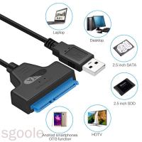 ราคา Sata 3 สายเคเบิ้ล Sata To Usb อะแดปเตอร์ 6 Gbps 2 . 5 นิ้ว External Ssd Hdd ฮาร์ดไดรฟ์ 22 Pin Sata Iii Cable (5950697206)
