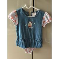 ราคา ชุดบอดี้สูท Hello Kittyไซส์85 ผ้ายีนส์นิ่มใส่สบาย Sanrioแท้ (29503023918)