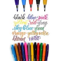 ราคา ด้ามเดี่ยว ปากกาหัวพู่กัน Pentel touch brush pen (3618123893)