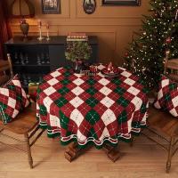 ราคา ผ้าปูโต๊ะกลมเล็กคริสต์มาส ผ้าปูโต๊ะกลมบรรยากาศรื่นเริงสีแดง ผ้าปูโต๊ะกลมเล็ก โต๊ะกาแฟกลม ผ้าปูโต๊ะต (25289111831)