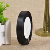 ราคา ริบบิ้นผ้าซาติน กว้าง 1.5ซม. ยาว 20 หลา สีดำ (จำนวน1ม้วน) ริบบิ้นผ้า ริบบิ้นสีดำ โบว์ดำ (51450343276)