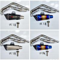 ราคา คอท่อ งานแสตนเลส สำหรับ CBR150R ปี 2019 ขึ้นไป พร้อมปลายท่อ Akapovic Shorty มีหู งานดีมาก (23115601047)