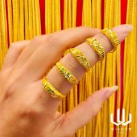 ราคา แหวนทองคำแท้ น้ำหนัก 1 กรัม คละลายหัวโปร่งจิกเพชรคละลาย (24640014253)