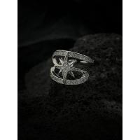 ราคา แหวนวินเทจ แหวนผู้ชาย แหวนเพชรประดับแบบดาวแปดเหลี่ยม สไตล์คูลสำหรับผู้ชาย (45450318472)